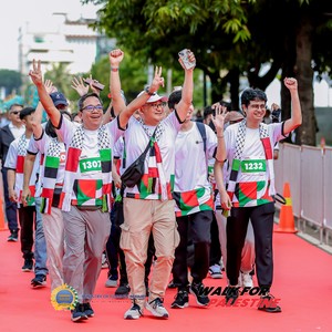 Race photo from WALK FOR PALESTINE