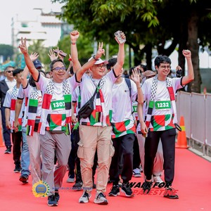 Race photo from WALK FOR PALESTINE