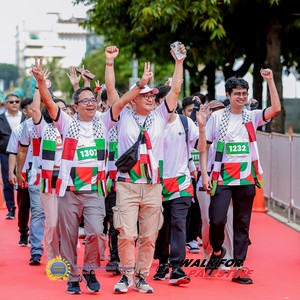 Race photo from WALK FOR PALESTINE