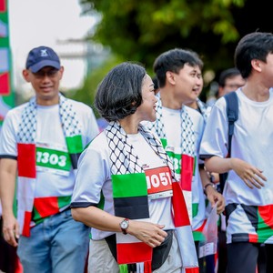 Race photo from WALK FOR PALESTINE