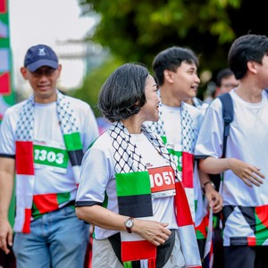 Race photo from WALK FOR PALESTINE