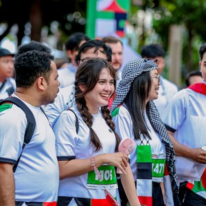 Race photo from WALK FOR PALESTINE