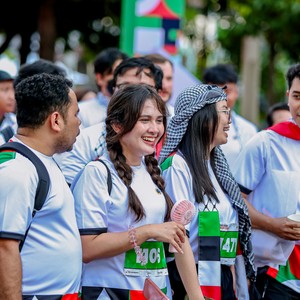 Race photo from WALK FOR PALESTINE