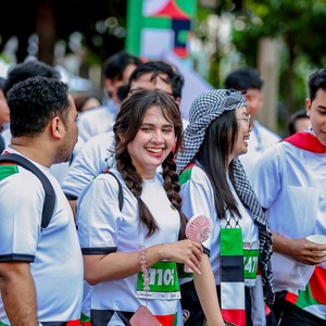 Race photo from WALK FOR PALESTINE
