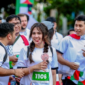 Race photo from WALK FOR PALESTINE