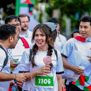 Race photo from WALK FOR PALESTINE