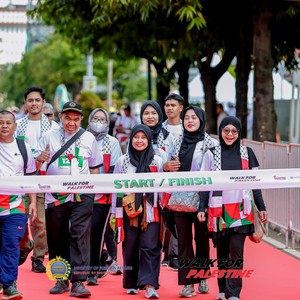Race photo from WALK FOR PALESTINE