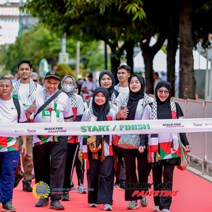 Race photo from WALK FOR PALESTINE