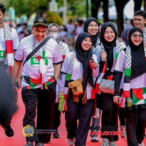 Race photo from WALK FOR PALESTINE