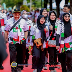Race photo from WALK FOR PALESTINE