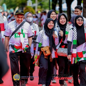 Race photo from WALK FOR PALESTINE