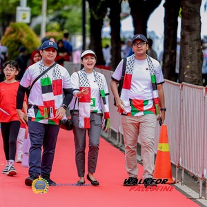 Race photo from WALK FOR PALESTINE