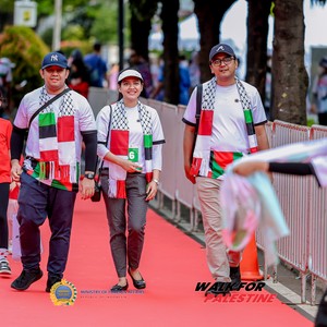 Race photo from WALK FOR PALESTINE