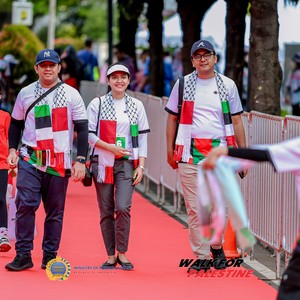 Race photo from WALK FOR PALESTINE