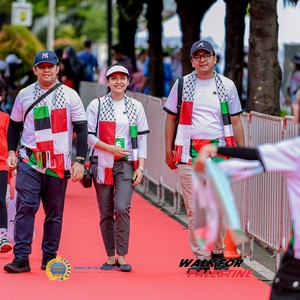 Race photo from WALK FOR PALESTINE