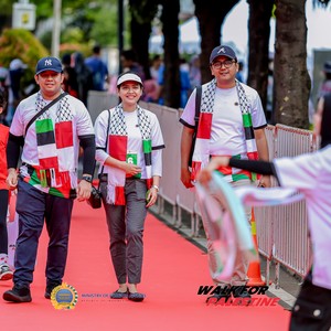 Race photo from WALK FOR PALESTINE