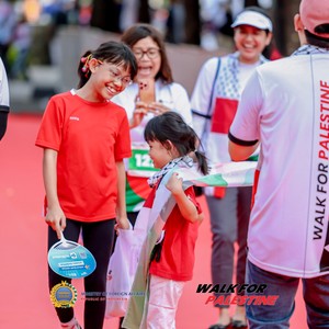 Race photo from WALK FOR PALESTINE