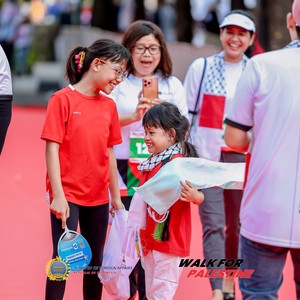 Race photo from WALK FOR PALESTINE