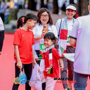 Race photo from WALK FOR PALESTINE
