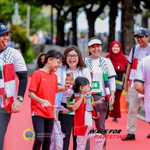 Race photo from WALK FOR PALESTINE