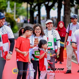 Race photo from WALK FOR PALESTINE