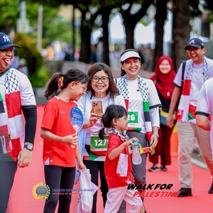 Race photo from WALK FOR PALESTINE