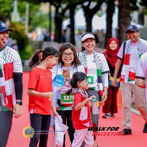 Race photo from WALK FOR PALESTINE