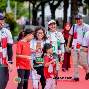 Race photo from WALK FOR PALESTINE
