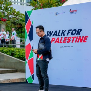 Race photo from WALK FOR PALESTINE
