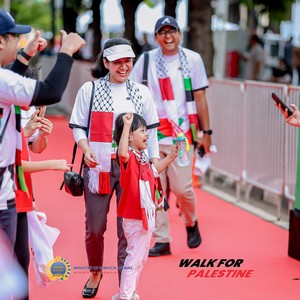 Race photo from WALK FOR PALESTINE