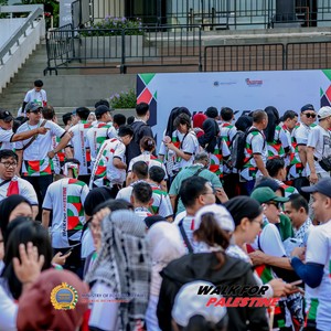 Race photo from WALK FOR PALESTINE