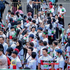 Race photo from WALK FOR PALESTINE