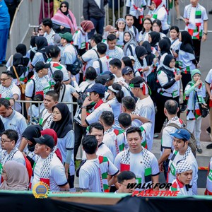 Race photo from WALK FOR PALESTINE