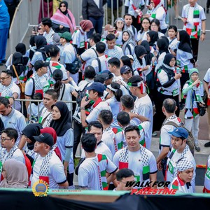 Race photo from WALK FOR PALESTINE