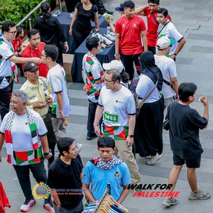 Race photo from WALK FOR PALESTINE