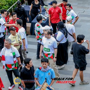 Race photo from WALK FOR PALESTINE