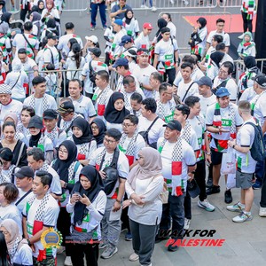 Race photo from WALK FOR PALESTINE