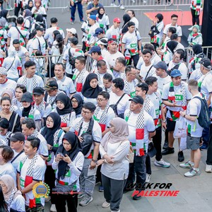 Race photo from WALK FOR PALESTINE
