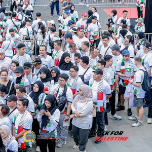 Race photo from WALK FOR PALESTINE