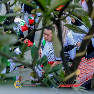 Race photo from WALK FOR PALESTINE