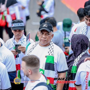 Race photo from WALK FOR PALESTINE