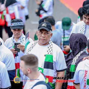 Race photo from WALK FOR PALESTINE