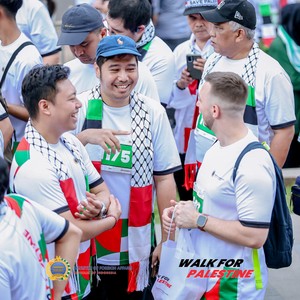 Race photo from WALK FOR PALESTINE