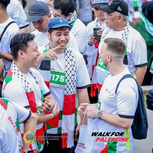 Race photo from WALK FOR PALESTINE