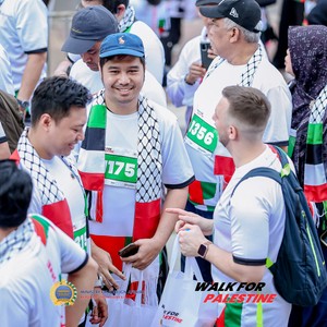 Race photo from WALK FOR PALESTINE