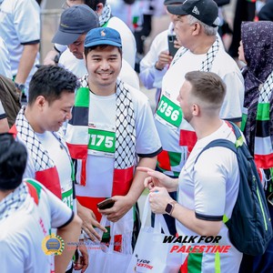 Race photo from WALK FOR PALESTINE