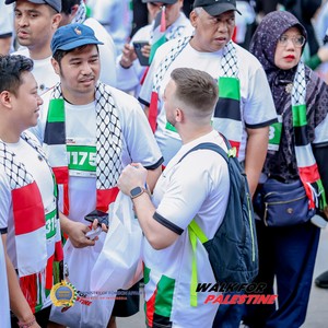 Race photo from WALK FOR PALESTINE