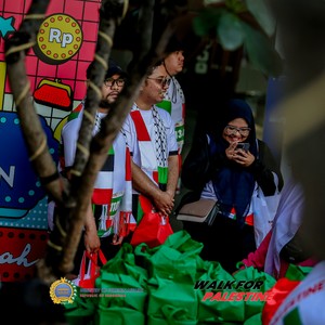Race photo from WALK FOR PALESTINE