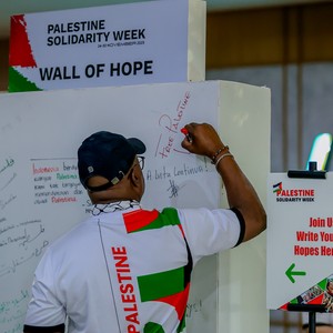 Race photo from WALK FOR PALESTINE