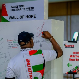Race photo from WALK FOR PALESTINE